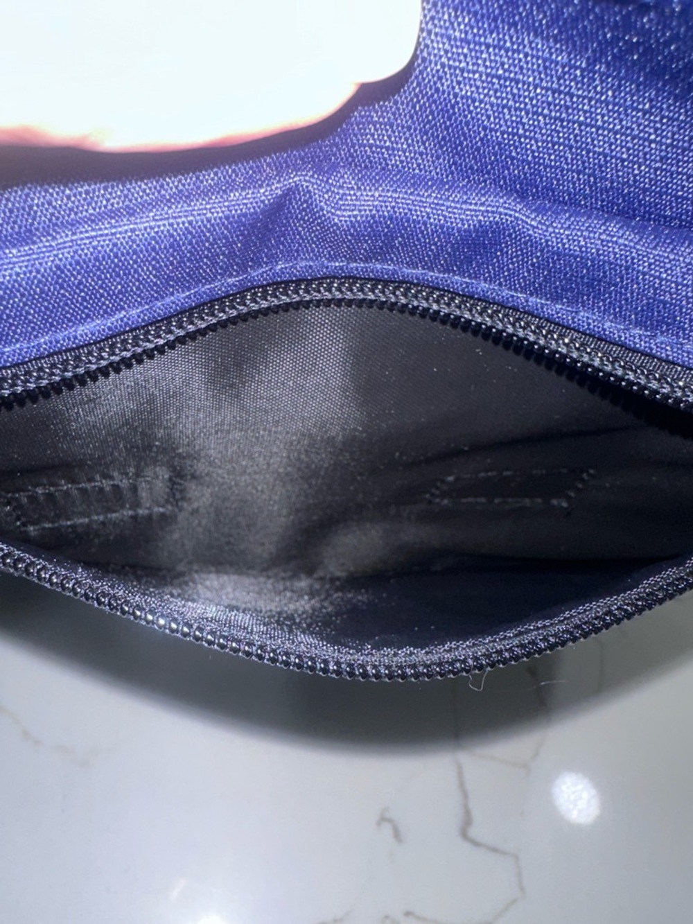 L.L.Bean Town and Field Shoulder Bag Navy Blue Organizer Messenger Travel Bag - Picture 5 of 14